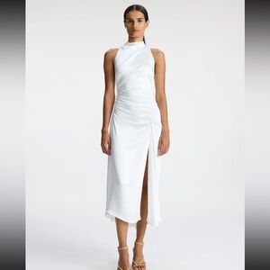 Inez satin mini dress